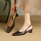 Elsa | Slingback in pelle sintetica