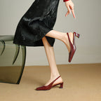 Elsa | Slingback in pelle sintetica