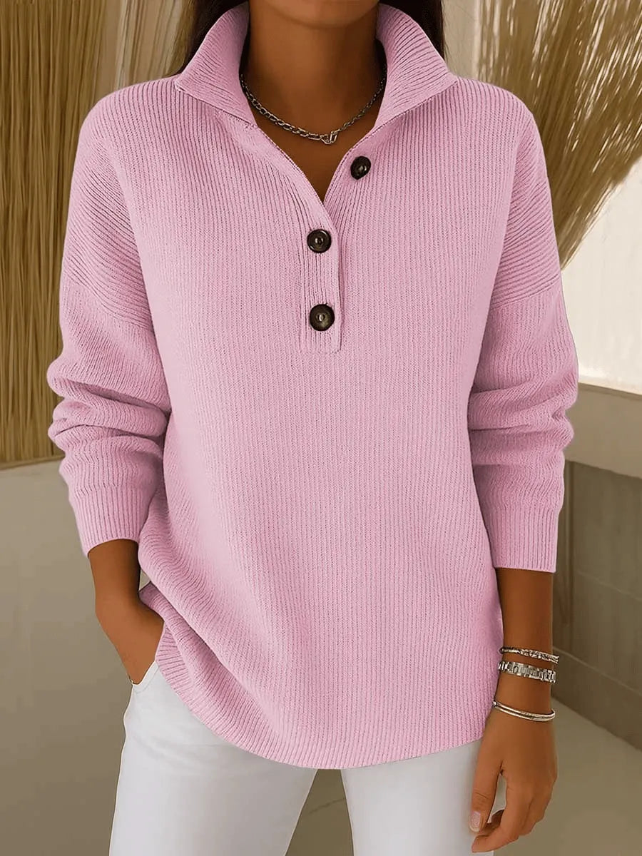 FLORENCE™ | MAGLIONE POLO CON SCOLLO A V