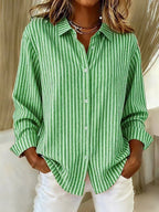 Giordana | Camicia a righe con bottoni