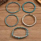 Veronica – Set di bracciali con perline turchesi