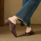 Olga | Mules in pelle sintetica