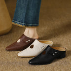 Olga | Mules in pelle sintetica