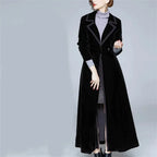 Serafina | Cappotto lungo in velluto