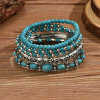 Veronica – Set di bracciali con perline turchesi