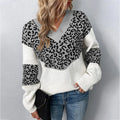 Gabriela - Maglione Leopardo con Collo a V