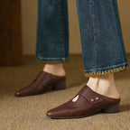 Olga | Mules in pelle sintetica