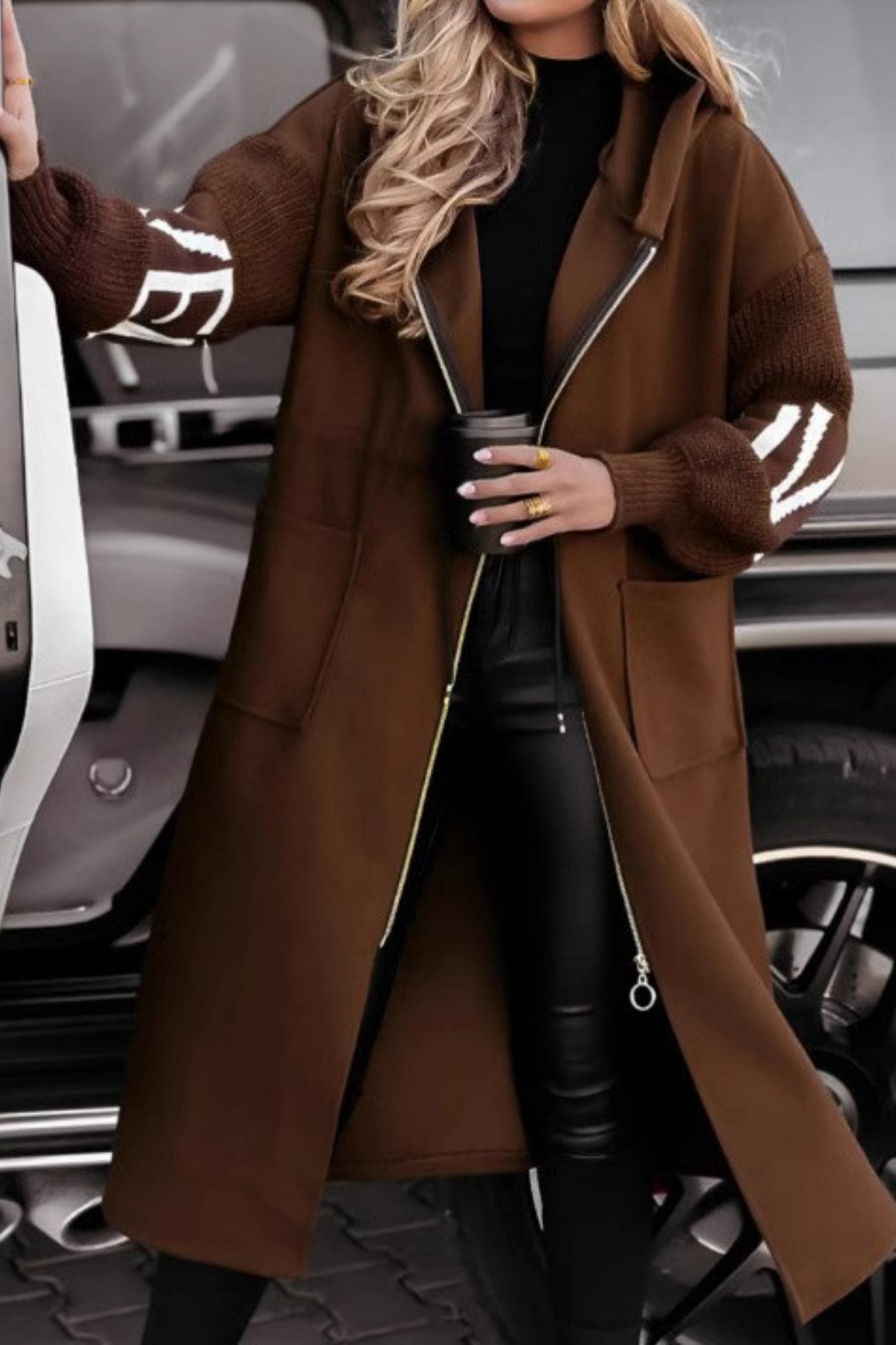 Elena | Cappotto con zip