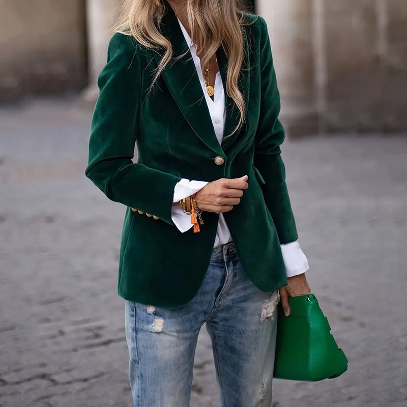 Lía - Blazer elegante in velluto