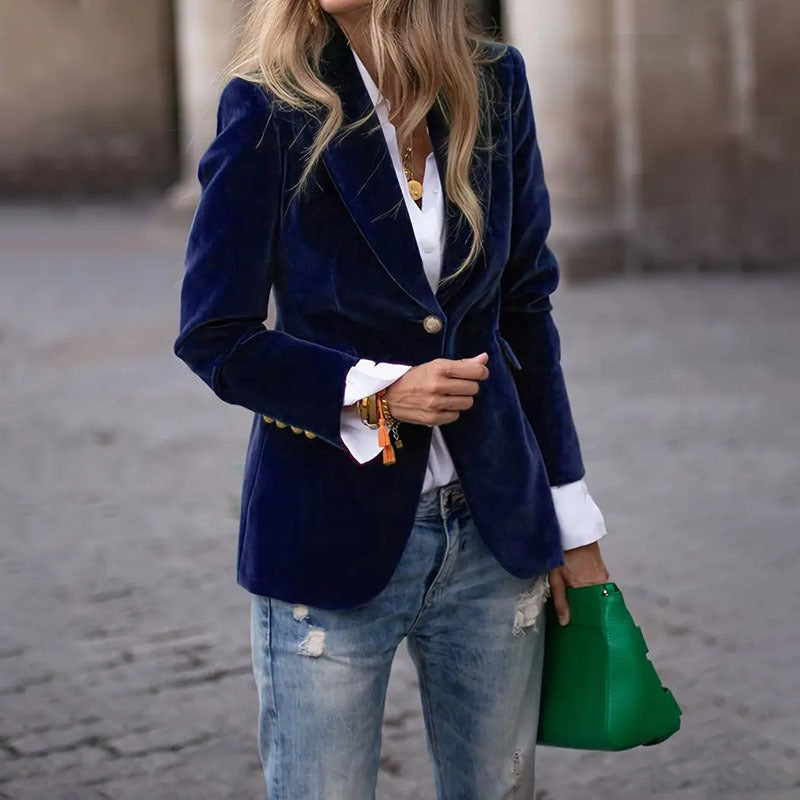 Lía - Blazer elegante in velluto