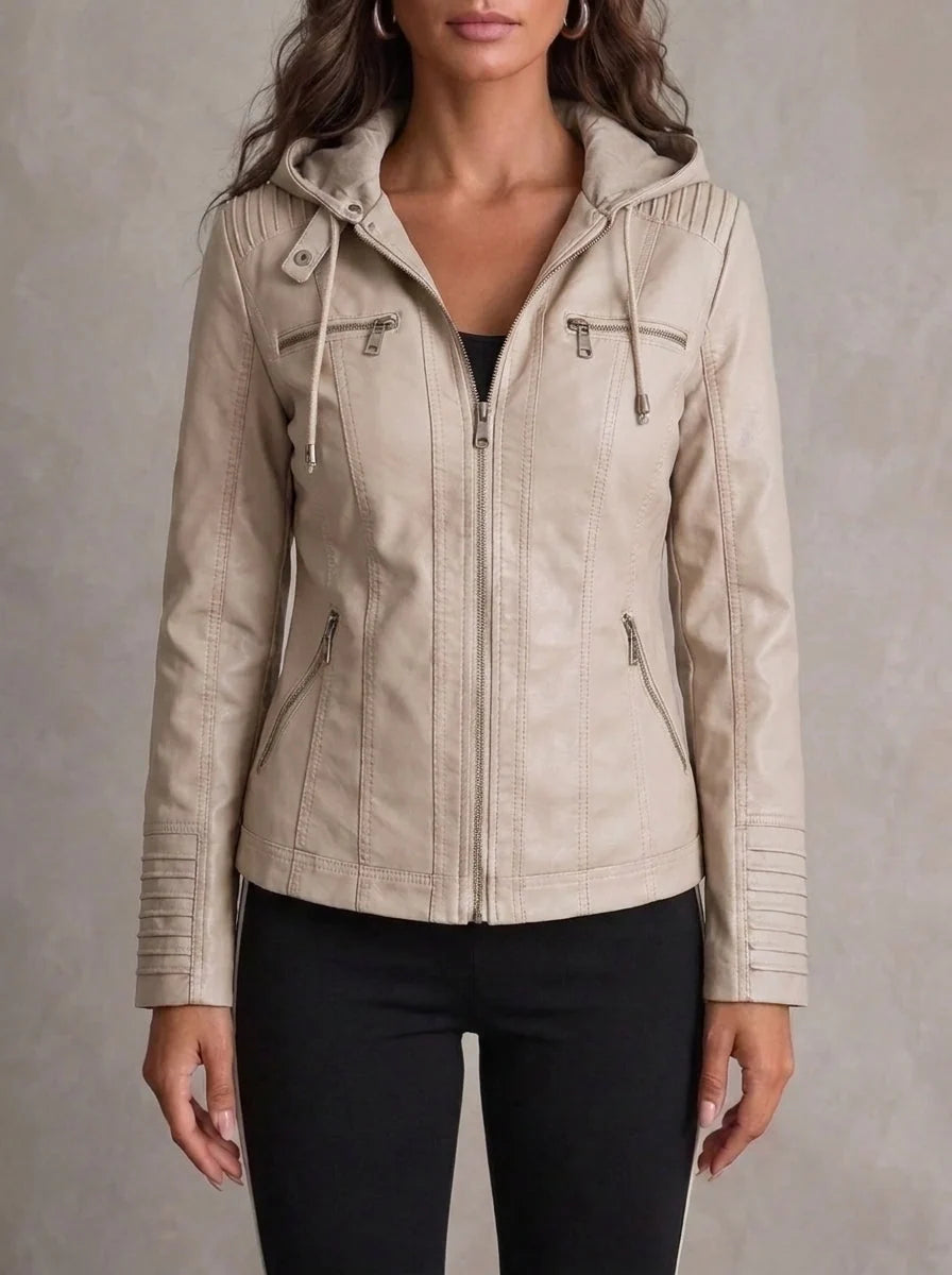 Assunta - Giacca in Pelle Resistente ed Elegante