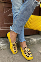 Emilia | Mocassini da donna con stampa animalier