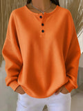 MIRELLA™ | FELPA HENLEY WAFFLE ACCOGLIENTE
