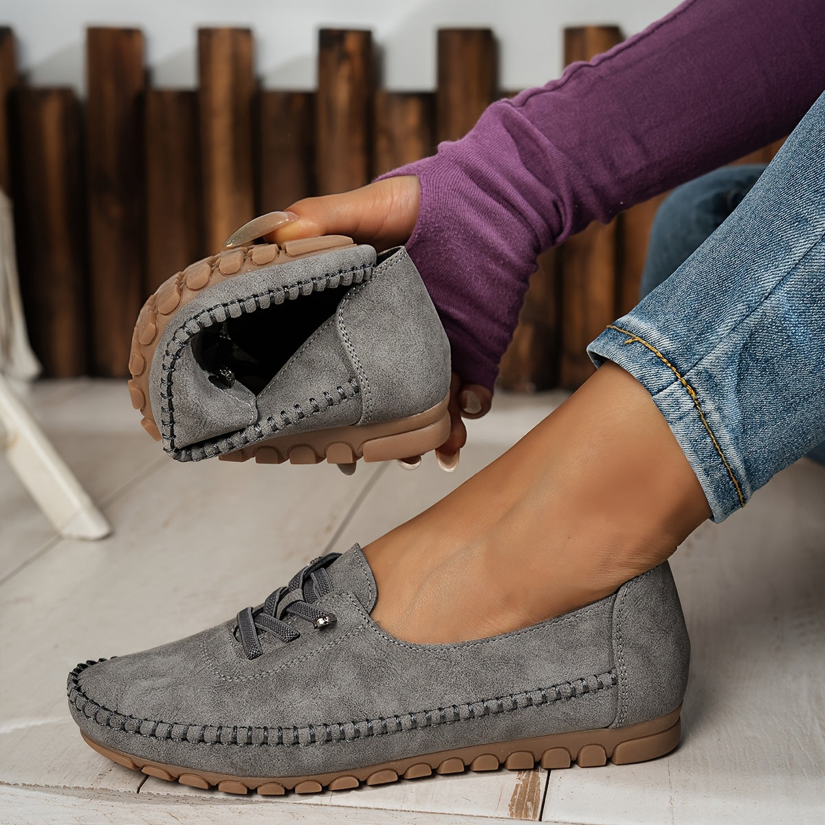 Orthelia | Mocassins souples à soutien intégral pour pieds sensibles
