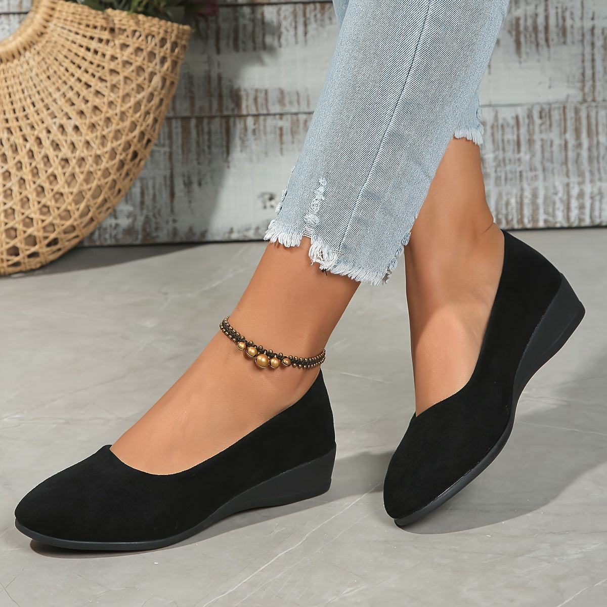 Eliana | Ballerine comode con zeppa