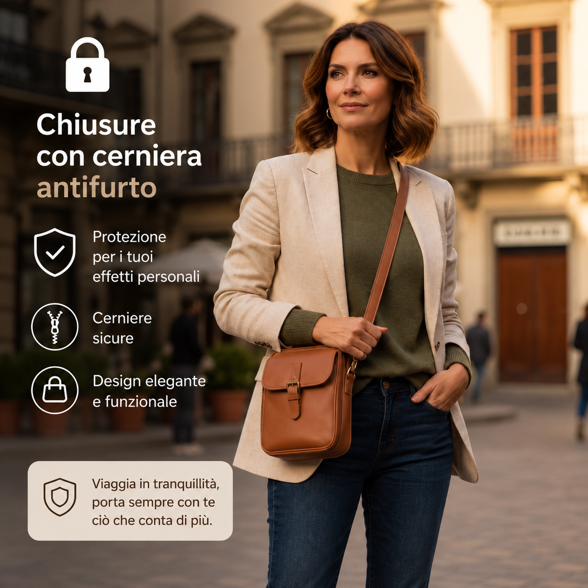 Isabella - La Borsa a Tracolla Più Spaziosa