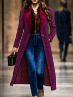 Lavinia | Cappotto lungo testurizzato