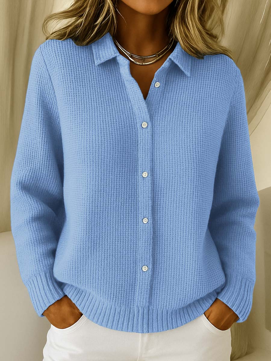 CAMILLA™ | CARDIGAN IN MAGLIA TESTURIZZATA CON BOTTONI