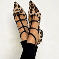 Lucia | Scarpe da donna con cinturino leopardato