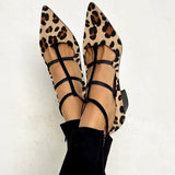 Lucia | Scarpe da donna con cinturino leopardato