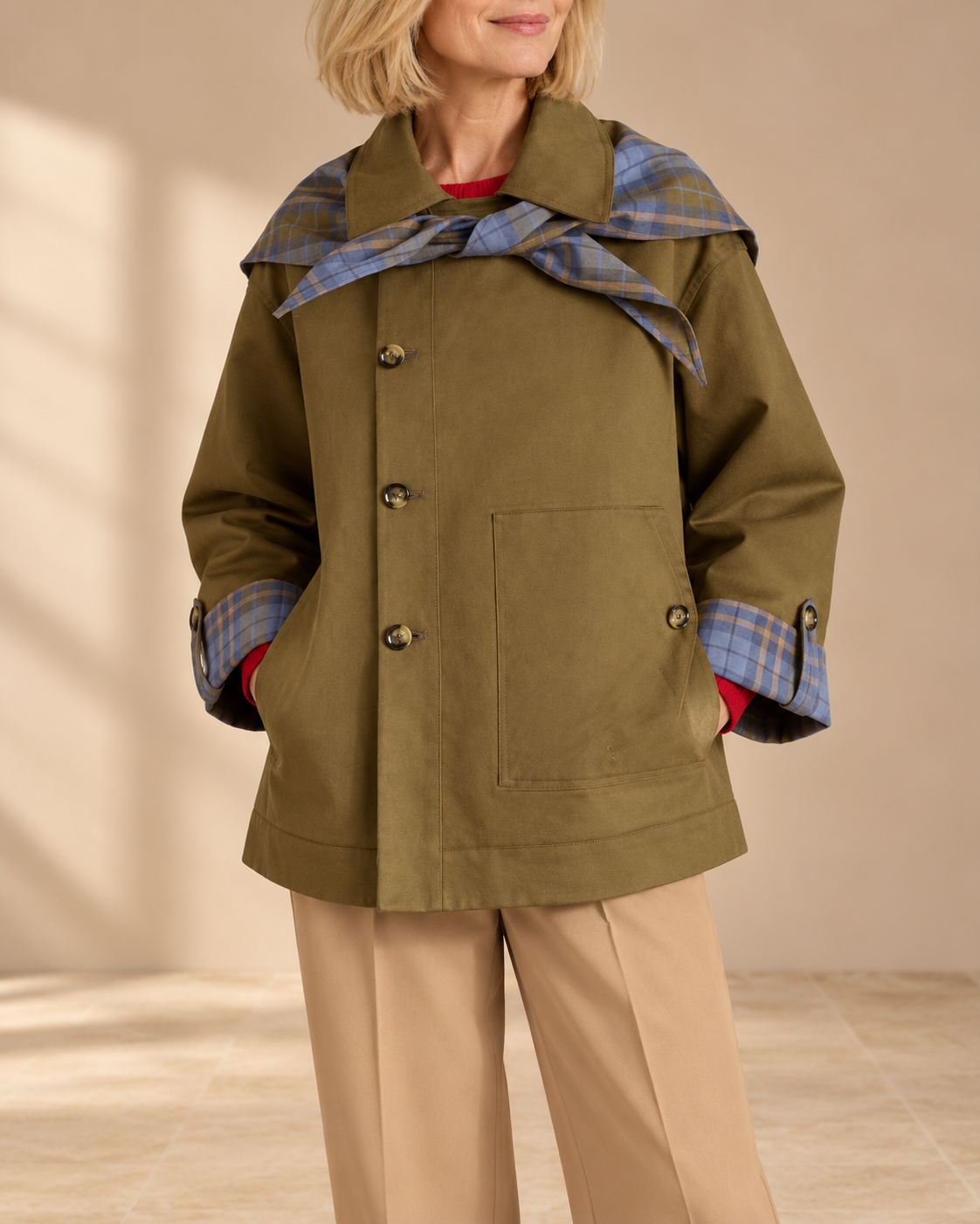 Lorna | Cappotto utility oversize doppiopetto