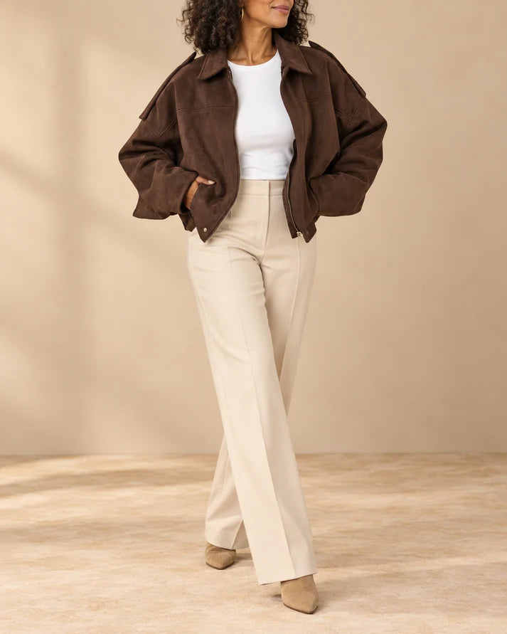 Luisa | Giacca bomber oversize dalla vestibilità rilassata