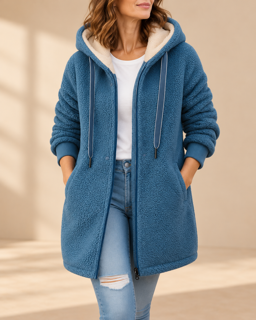 Marcellina | Giacca confortevole con cappuccio