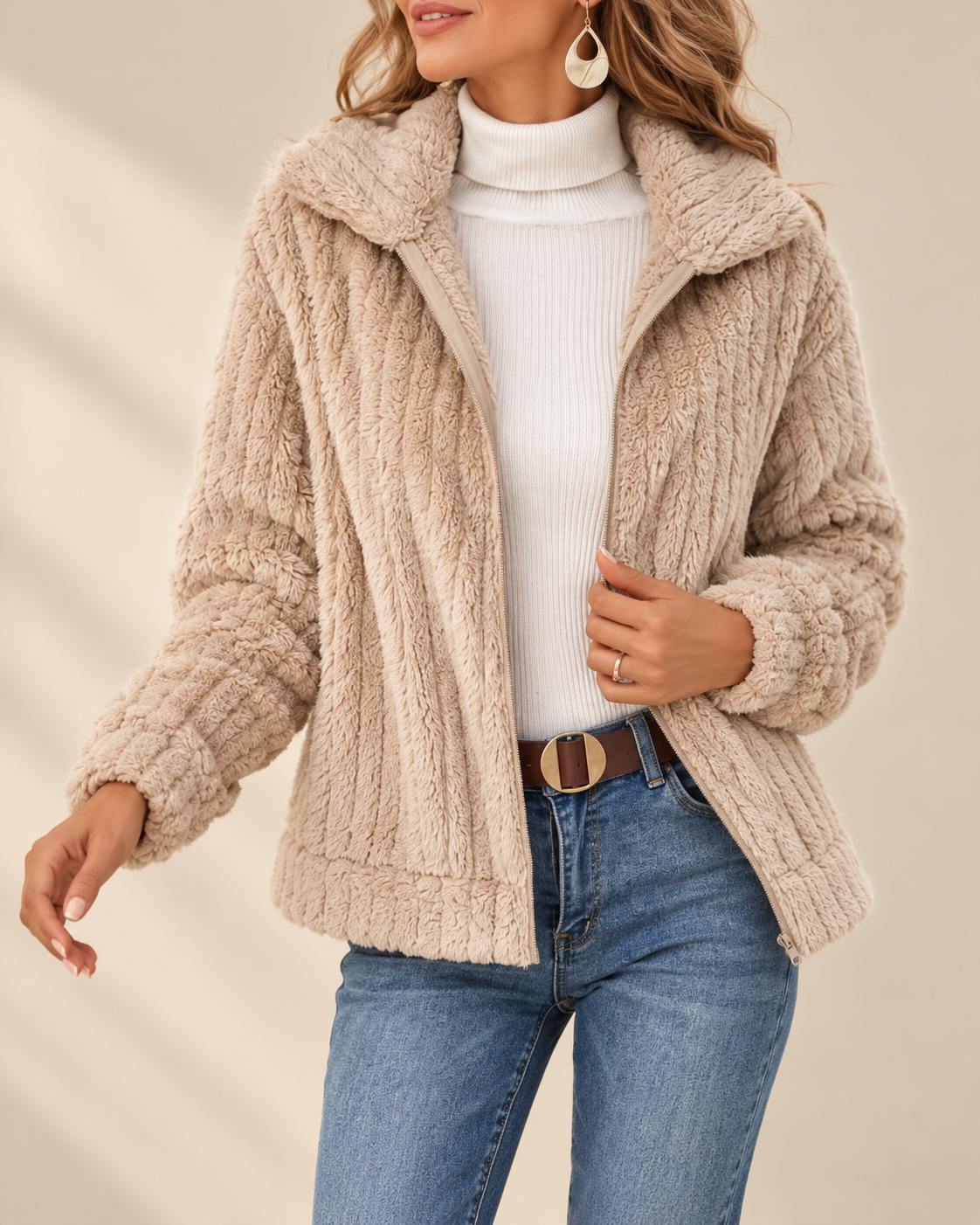 Roberta | Giacca confortevole con zip