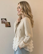 Natalia | Cardigan con volant
