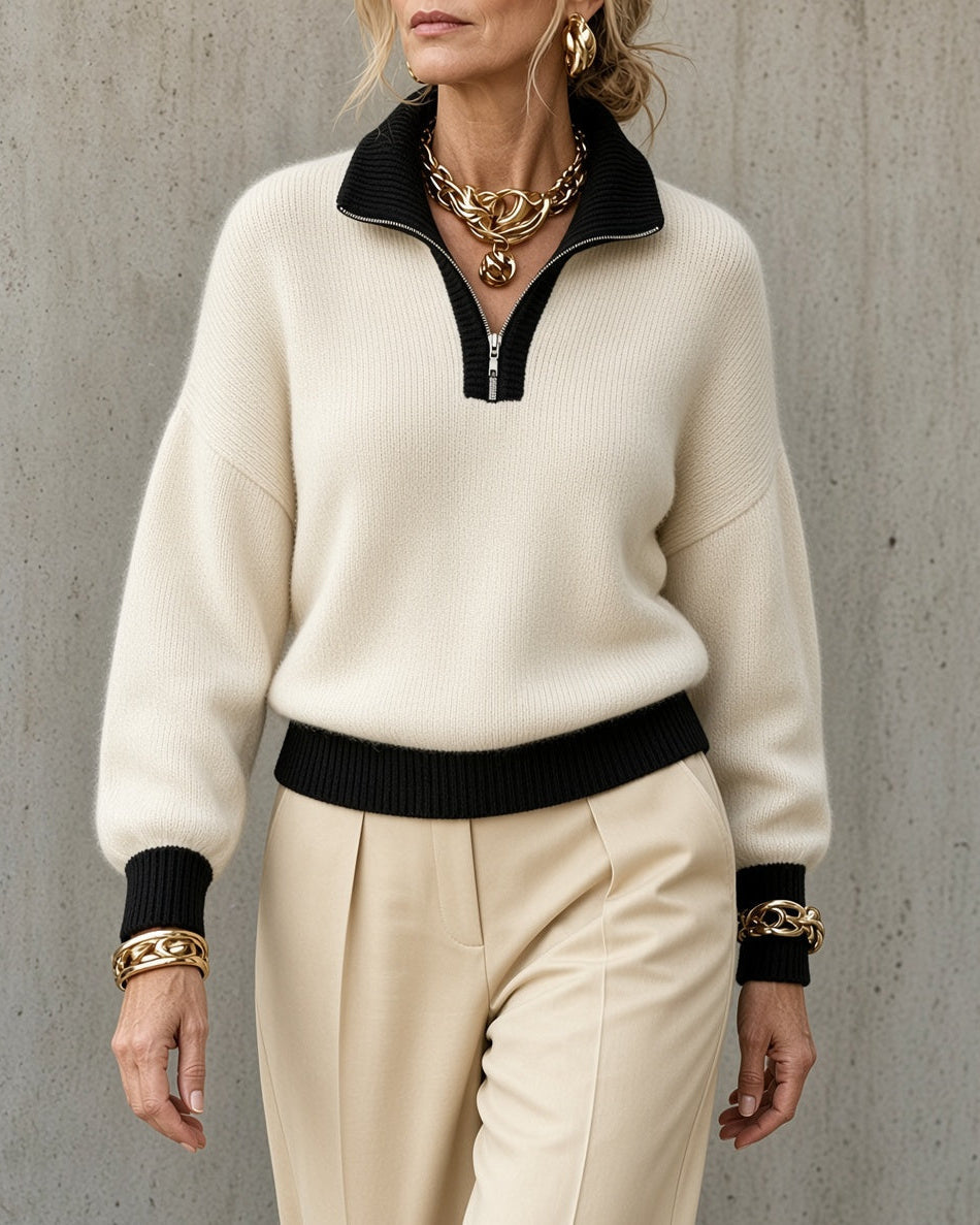 Monica | Maglione con Zip