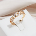 Fatima – Anello dorato «Maglia chic»