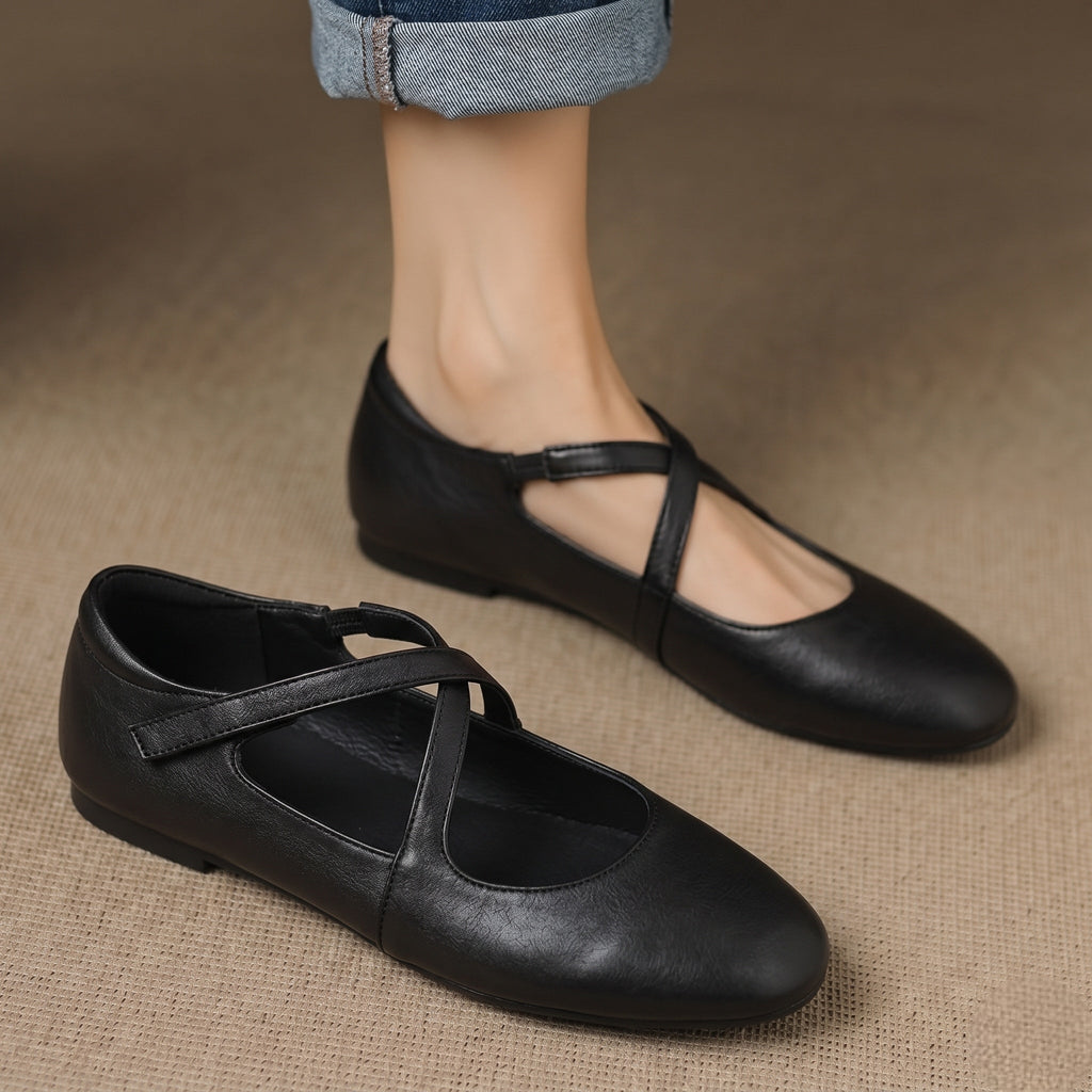 Zeno | Ballerine effetto pelle
