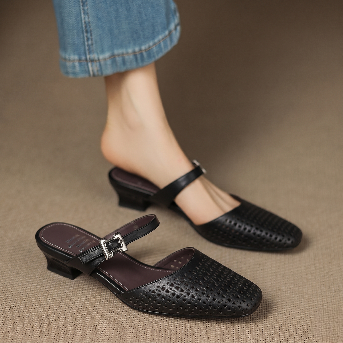 Nilde | Mules in pelle sintetica