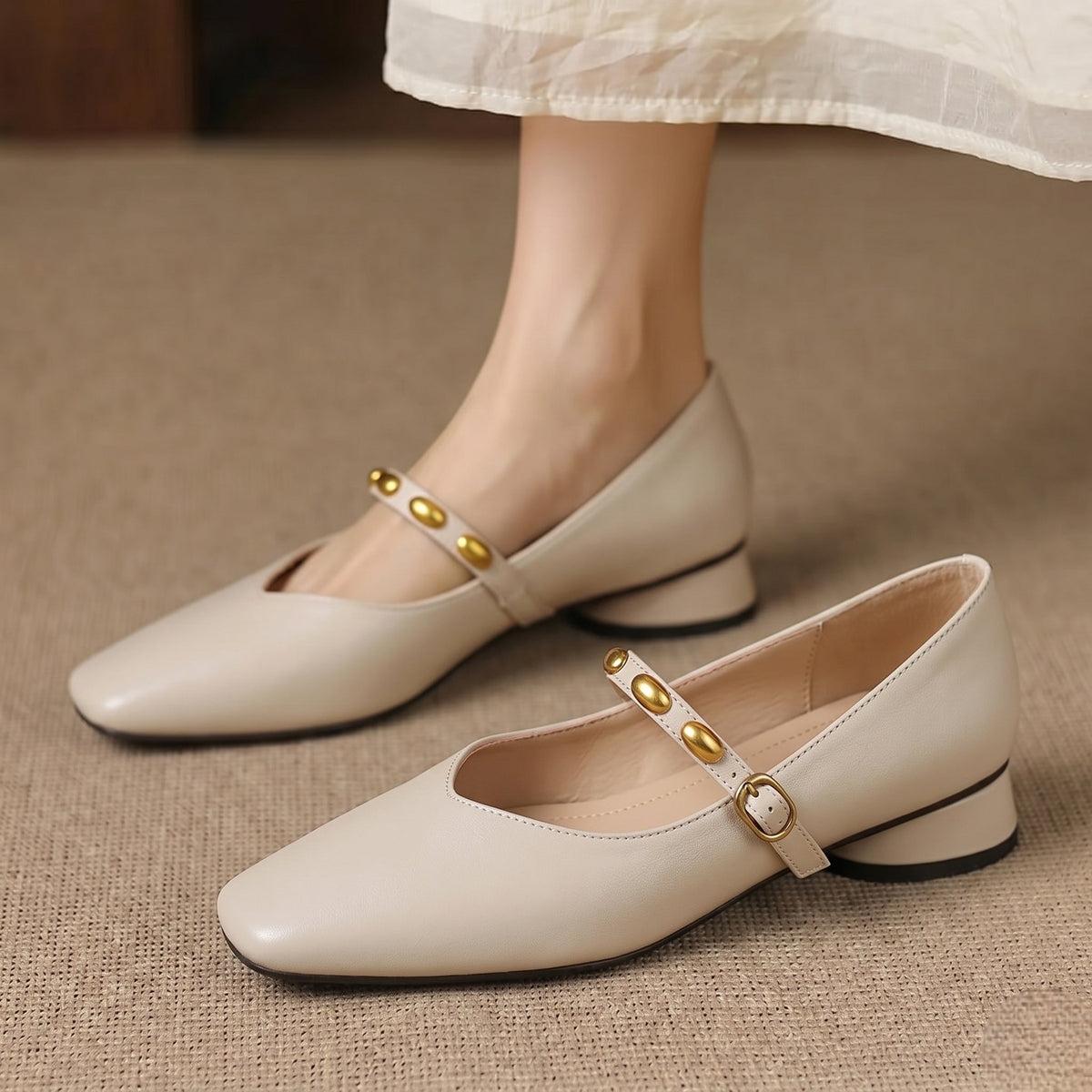 Zaira | Ballerine effetto pelle