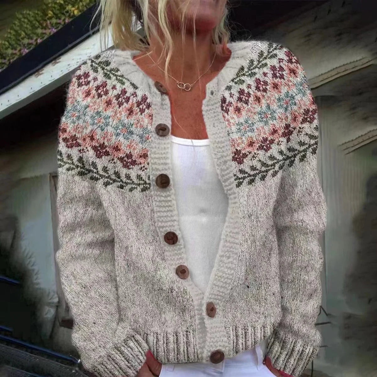 Maddalena | Cardigan vintage confortevole