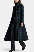 Rebecca | Cappotto midi avvitato a quadri