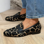 Renata - Mocassini con stampa animalier