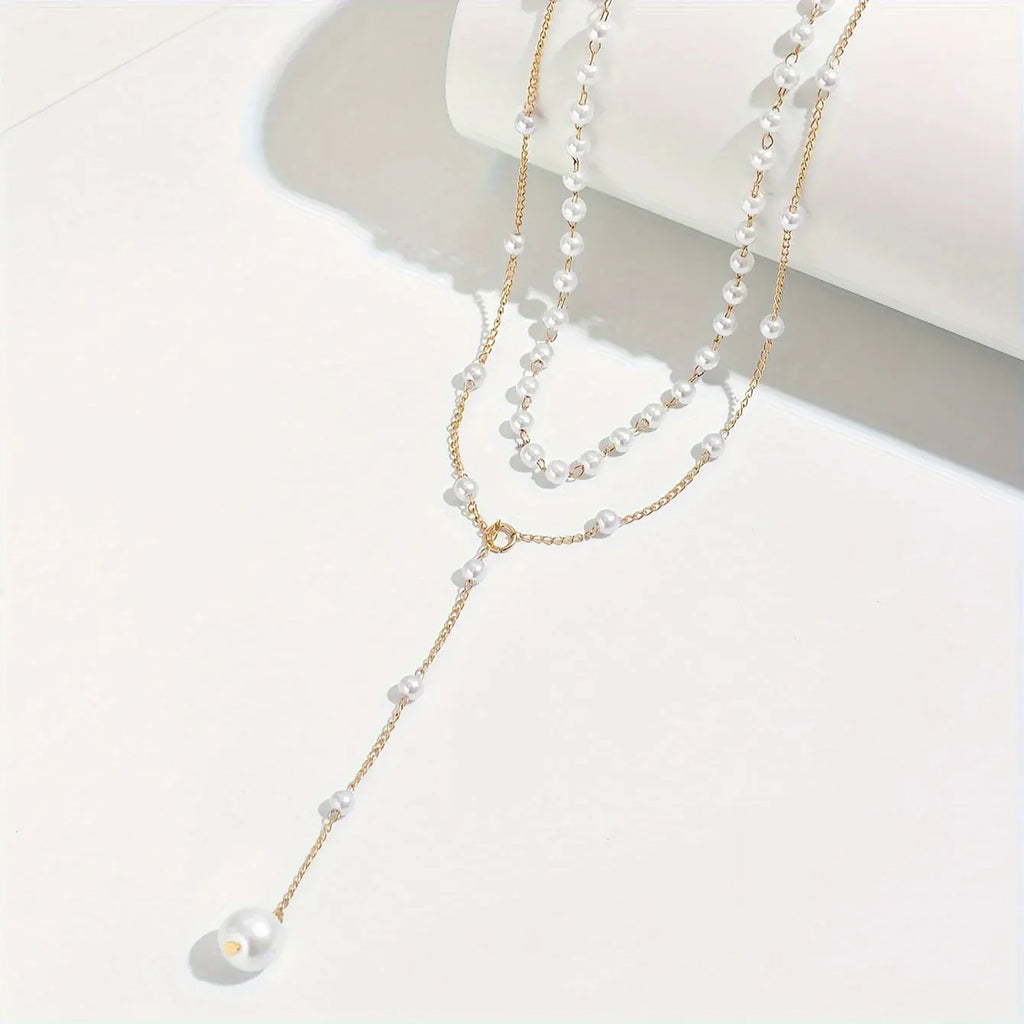 Collana di perle a strati