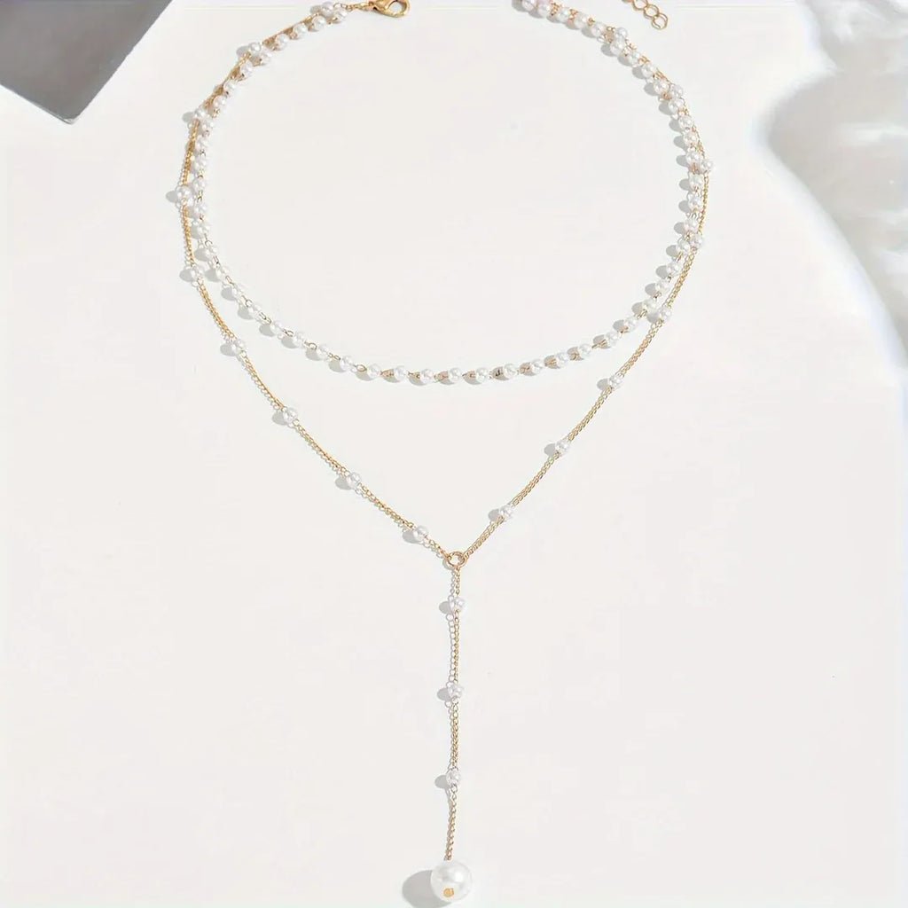 Collana di perle a strati