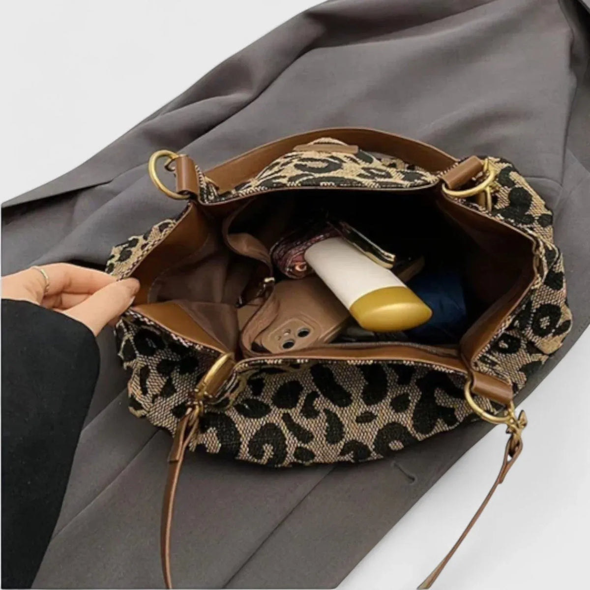 Valeria - Borsa con elegante stampa leopardata