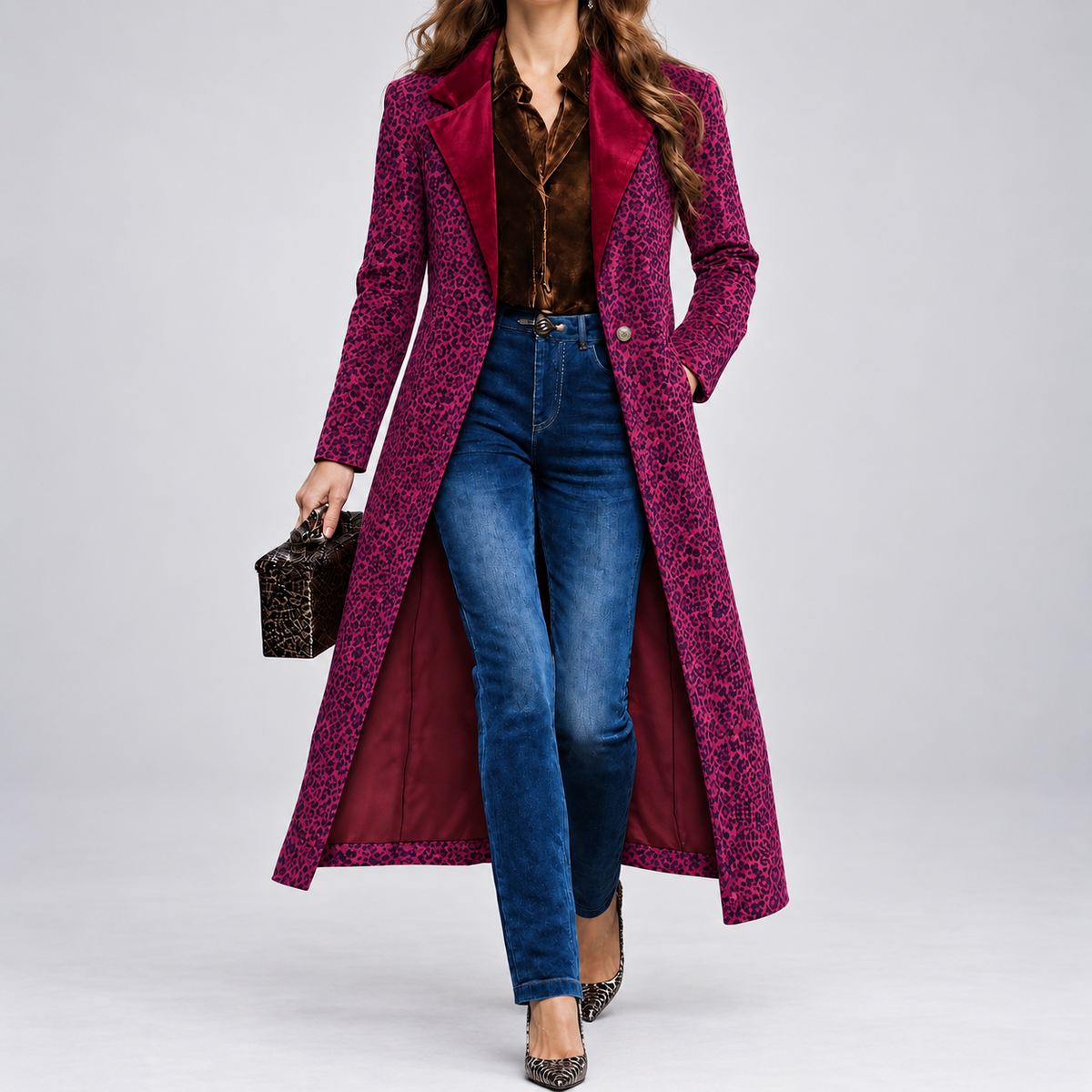 Lavinia | Cappotto lungo testurizzato