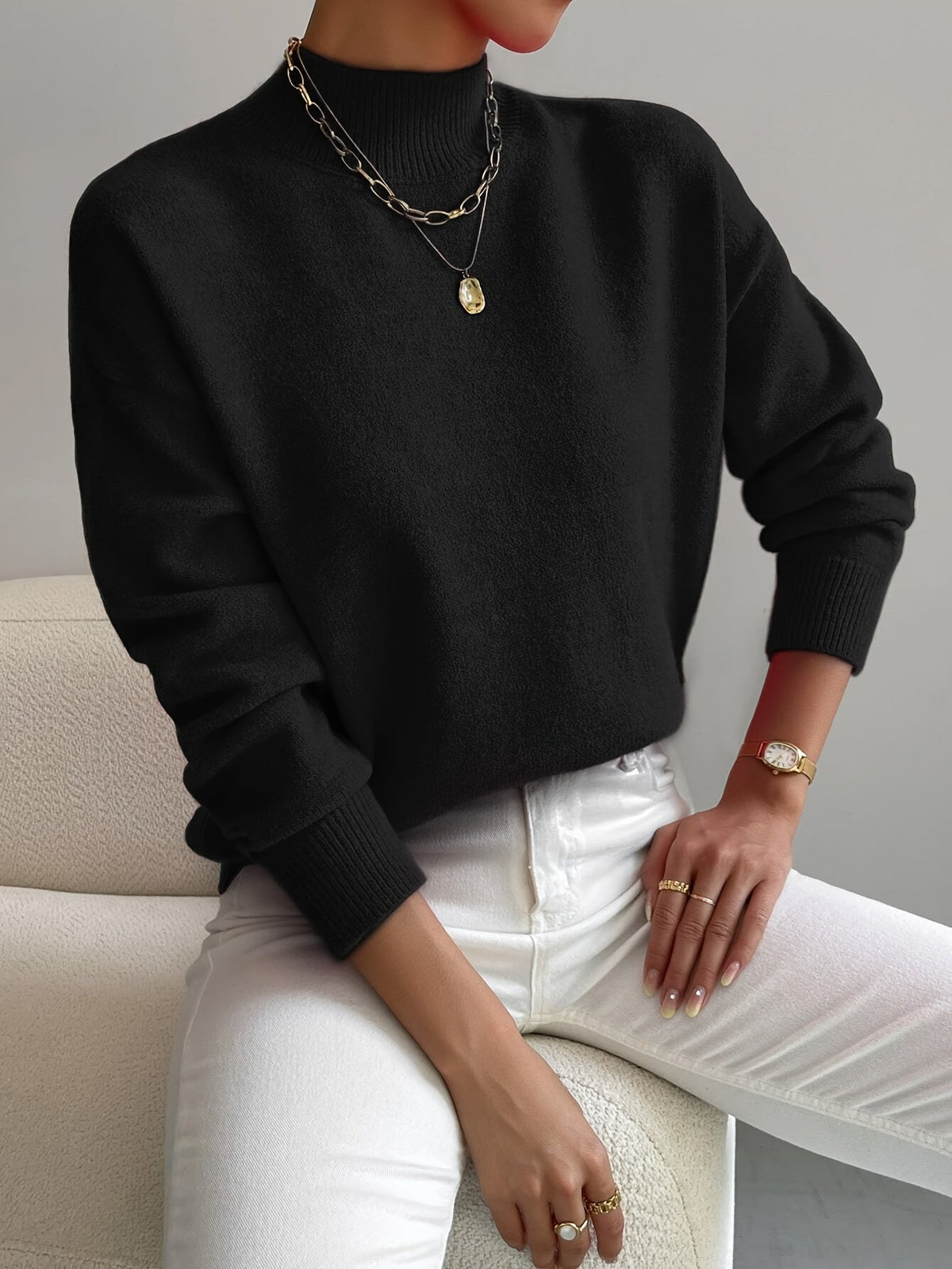 Cristiana | Morbido maglione dolcevita