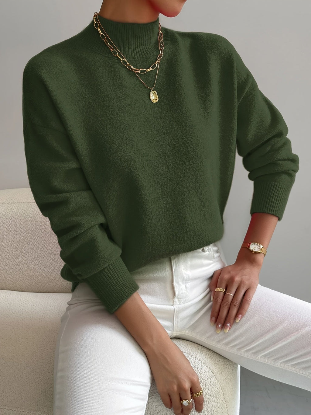 Cristiana | Morbido maglione dolcevita