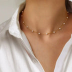 Lustra - Collana con Perle d'Oro