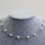 Lustra - Collana con Perle d'Oro