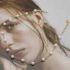 Lustra - Collana con Perle d'Oro