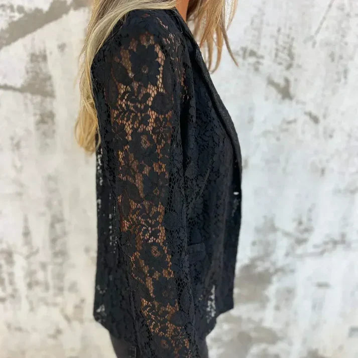 Ariadna - Blazer in pizzo floreale