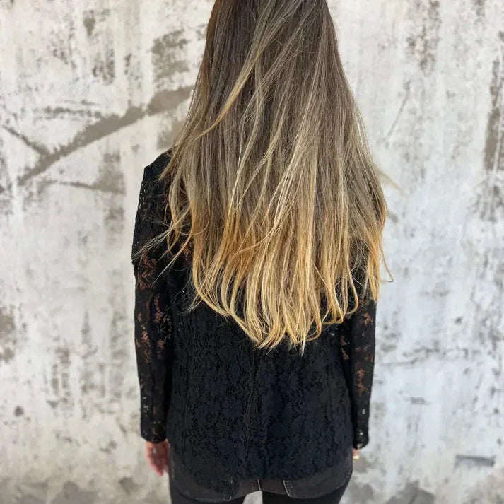 Ariadna - Blazer in pizzo floreale