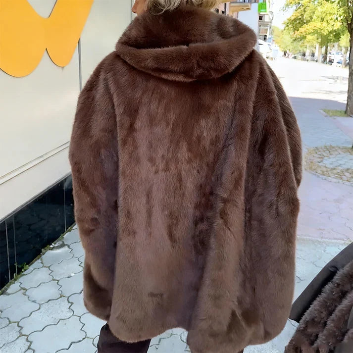 Ainoa - Giacca casual con cappuccio e cerniera