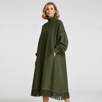 Teresa – Abito fluido in suede sintetico